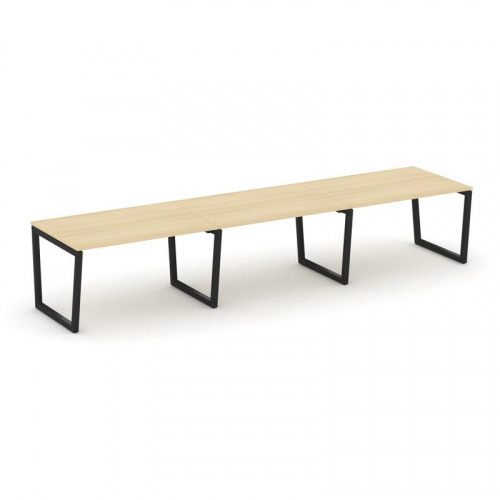 Style Project Стол переговорный SN-5T2.SPRG-022.3 Акация Лорка/Металл Антрацит 3540*980*750 фото 5