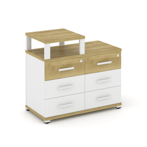 Тумба приставная с 6 ящиками Concept CN.TSP-008 W фото 3