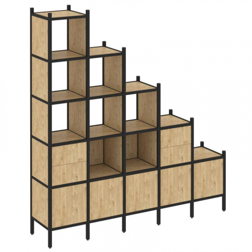 Стеллаж офисный прямой Loft VR.L-23 фото 7 Стеллаж офисный прямой Loft VR.L-23 фото 7