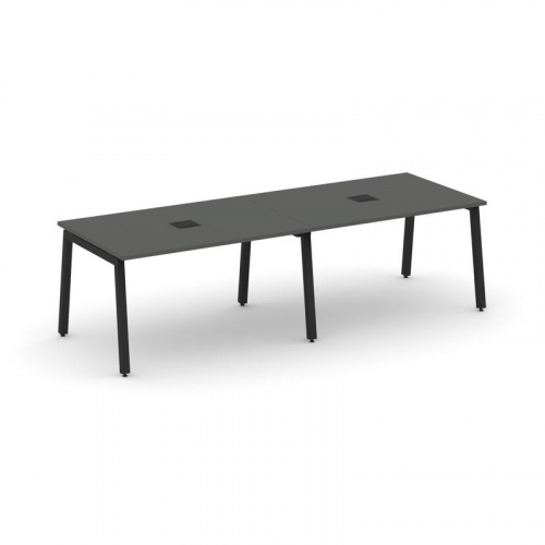 Style Project Стол переговорный SN-5A.SPRG-011 Акация Лорка/Металл Антрацит 1960*980*750 фото 3