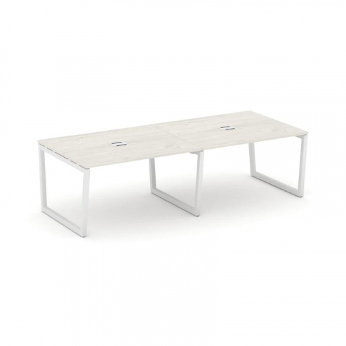 Style Project Стол переговорный SN-5T2.SPRG-043 Акация Лорка/Металл Антрацит/Заглушка Металл Антраци фото 13