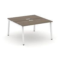 Style Project Рабочая станция 2-х сторон. SN-6A.DRS-024 Вяз Благородный/Металл Белый 1580*1632*750