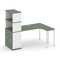 Стол эргономичный с опорным распашным шкафом Concept CN.SA-215(R)