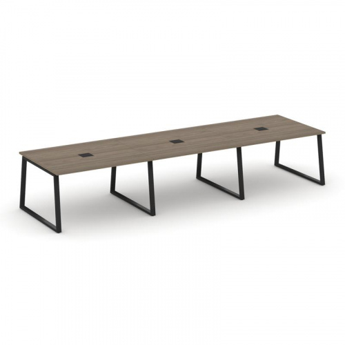 Style Project Стол переговорный SN-6T1.SPRG-054 Акация Лорка/Металл Антрацит/Заглушка Металл Антраци фото 5 Style Project Стол переговорный SN-6T1.SPRG-054 Акация Лорка/Металл Антрацит/Заглушка Металл Антраци фото 5