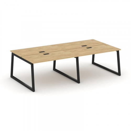 Style Project Рабочая станция 2-х сторон. SN-5T1.DRS-032 Акация Лорка/Металл Антрацит/Заглушка Пласт