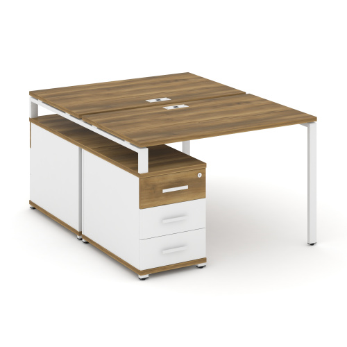 Бенч-система на 2 места с опорной тумбой Concept CN.DRS-302 фото 8