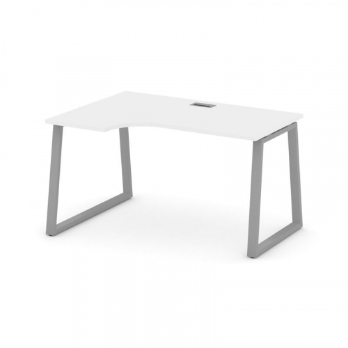 Style Project Стол рабочий эргоном. SN-6T1.SPA-001(L) Акация Лорка/Металл Антрацит/Заглушка Пластик фото 16