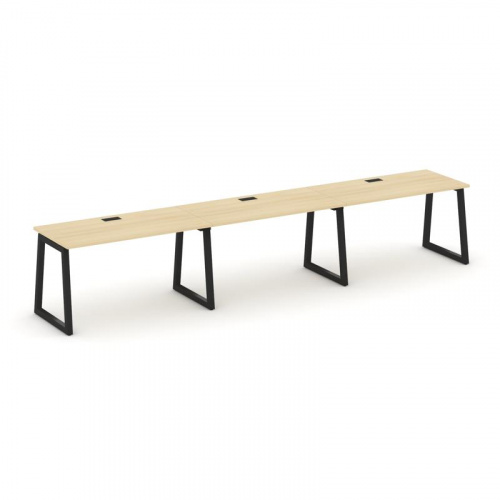 Style Project Рабочая станция 1 сторон. SN-5T1.ORS-044 Акация Лорка/Металл Антрацит/Заглушка Пластик фото 8