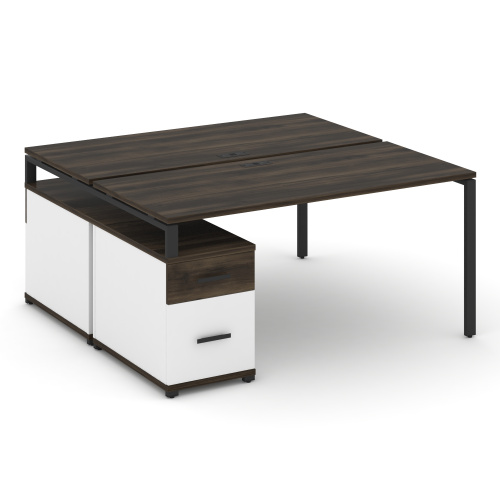 Бенч-система на 2 места с опорной тумбой Concept CN.DRS-308 фото 8