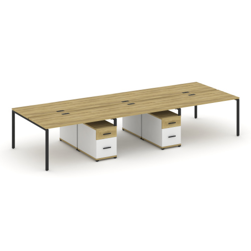 Бенч-система на 6 мест с 2 опорными тумбами Concept CN.DRS-347 фото 6