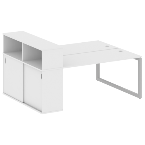 Бенч-система с шкафом-купе на О-обр. м/к Metal System Quattro 50БО.РС-СШК-2.4 фото 11