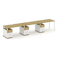 Бенч-система на 3 места с 3 опорными тумбами Concept CN.ORS-347