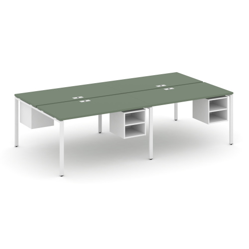 Бенч-система на 4 места с подвесными тумбами Concept CN.DRS-128