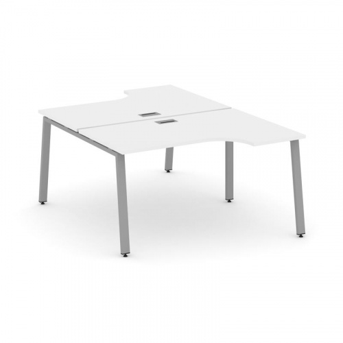 Style Project Рабочая станция эргоном. SN-6A.DRPA-022 Дуб Табак/Металл Белый 1580*1632/1992*750 фото 11