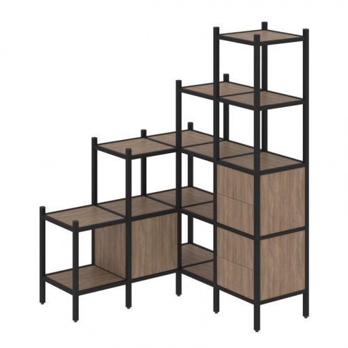 Стеллаж офисный угловой Loft VR.L-40 фото 10 Стеллаж офисный угловой Loft VR.L-40 фото 10