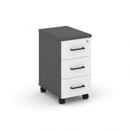 Style Project Тумба мобильная з/с ЛХДФ SN.TM-004 Акация Лорка/Черный Ручки 320*460*611 фото 4