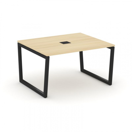 Style Project Стол переговорный SN-5T2.SPRG-033 Акация Лорка/Металл Антрацит/Заглушка Металл Антраци фото 9