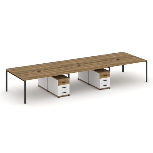 Бенч-система на 6 мест с 2 опорными тумбами Concept CN.DRS-344 фото 7