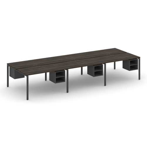 Бенч-система на 6 мест с подвесными тумбами Concept CN.DRS-146 фото 3