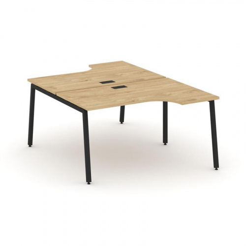 Style Project Рабочая станция эргоном. SN-4A.DRPA-002 Дуб Наварра/Металл Антрацит 1580*1232/1992*750 фото 9