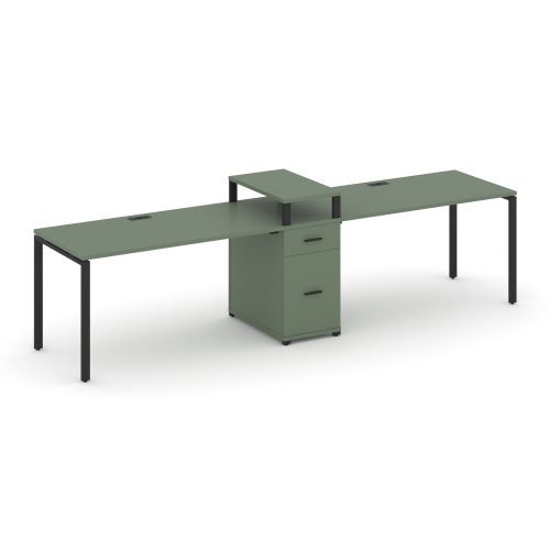 Бенч-система на 2 места с 1 опорной тумбой Concept CN.ORS-424