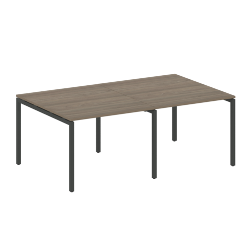 Переговорный стол на П-обр. м/к Metal System Quattro 40БП.ПРГ-2.1