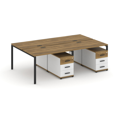 Бенч-система на 4 места с 2 опорными тумбами Concept CN.DRS-318 фото 7