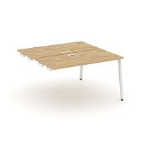 Style Project Стол-приставка к опор. элем. SN-4A.DPRS-002 Тиквуд Светлый/Металл Белый 1180*1232*750