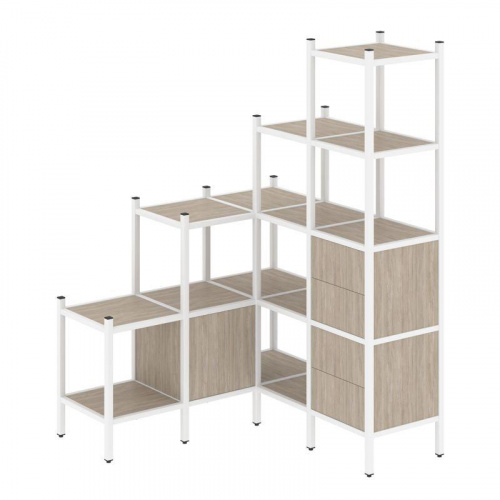 Стеллаж офисный угловой Loft VR.L-40 фото 2 Стеллаж офисный угловой Loft VR.L-40 фото 2