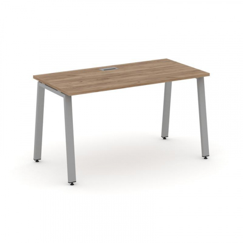 Style Project Стол письменный SN-6A.SP-011 Акация Лорка/Металл Белый 980*700*750 фото 3