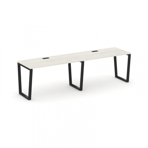 Style Project Рабочая станция 1 сторон. SN-6T2.ORS-001 Акация Лорка/Металл Антрацит/Заглушка Пластик фото 5