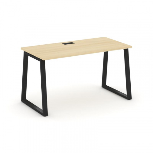 Style Project Стол письменный SN-6T1.SP-023 Акация Лорка/Металл Антрацит/Заглушка Пластик Черный 138 фото 9