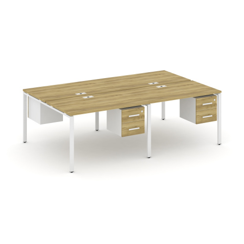 Бенч-система на 4 места с подвесными тумбами Concept CN.DRS-134 фото 11