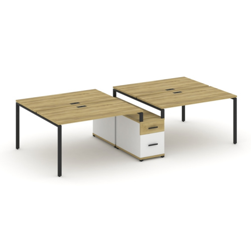 Бенч-система на 4 места с опорной тумбой Concept CN.DRS-315 фото 6