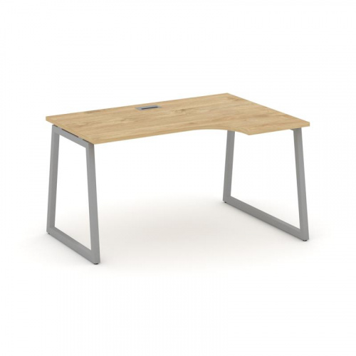 Style Project Стол рабочий эргоном. SN-4T1.SPA-022(R) Акация Лорка/Металл Антрацит/Заглушка Пластик фото 2 Style Project Стол рабочий эргоном. SN-4T1.SPA-022(R) Акация Лорка/Металл Антрацит/Заглушка Пластик фото 2