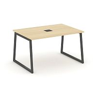 Style Project Стол переговорный SN-4T1.SPRG-003 Акация Лорка/Металл Антрацит/Заглушка Металл Антраци