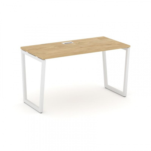 Style Project Стол письменный SN-4T2.SP-004 Акация Лорка/Металл Антрацит/Заглушка Пластик Черный 158 фото 3