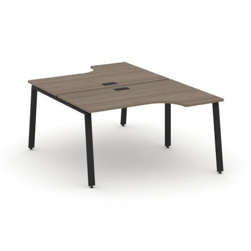 Style Project Рабочая станция эргоном. SN-6A.DRPA-022 Дуб Табак/Металл Белый 1580*1632/1992*750 фото 14