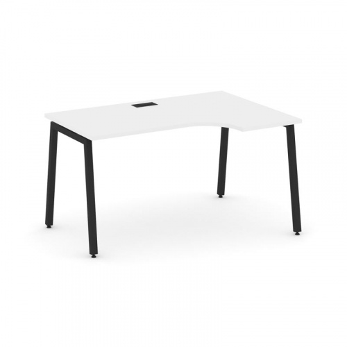 Style Project Стол рабочий эргоном. SN-4A.SPA-011(R) Антрацит/Металл Антрацит 1380*700/980*750 фото 14