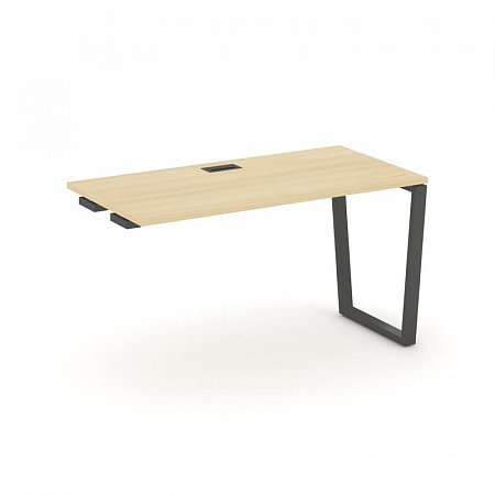 Style Project Стол-приставка к опор. элем. SN-6T2.OPRS-001 Акация Лорка/Металл Антрацит/Заглушка Пла