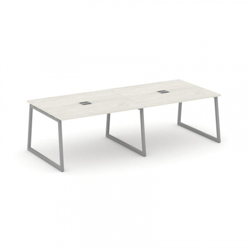 Style Project Стол переговорный SN-4T1.SPRG-044 Акация Лорка/Металл Антрацит/Заглушка Металл Антраци фото 12