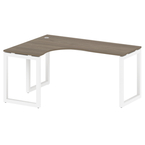 Стол криволинейный левый на О-обр. м/к Metal System Quattro 50БО.СА-4 (L) фото 3 Стол криволинейный левый на О-обр. м/к Metal System Quattro 50БО.СА-4 (L) фото 3