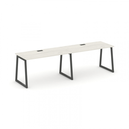 Style Project Рабочая станция 1 сторон. SN-4T1.ORS-021 Акация Лорка/Металл Антрацит/Заглушка Пластик фото 9