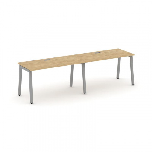 Style Project Рабочая станция 1 сторон. SN-5A.ORS-001 Тиквуд Светлый/Металл Антрацит 1960*600*750 фото 7