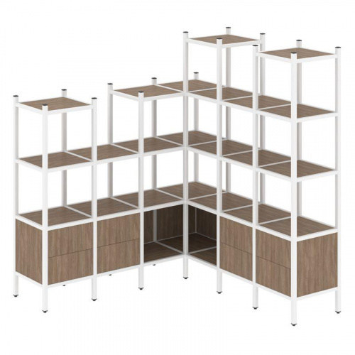 Стеллаж офисный угловой Loft VR.L-41 фото 9 Стеллаж офисный угловой Loft VR.L-41 фото 9