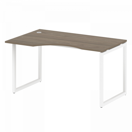 Стол криволинейный левый на О-обр. м/к Metal System Quattro 40БО.СА-2 (L)